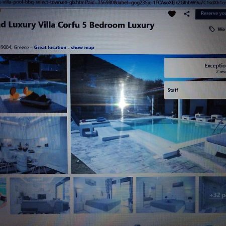 Diamond Luxury Villa Corfu Kato Spilaion ภายนอก รูปภาพ