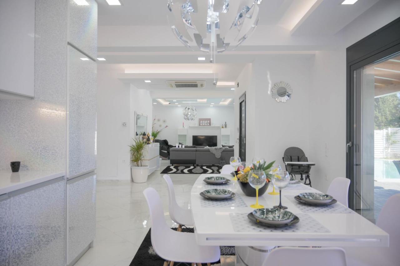 Diamond Luxury Villa Corfu Kato Spilaion ภายนอก รูปภาพ
