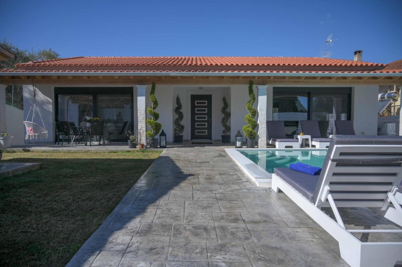 Diamond Luxury Villa Corfu Kato Spilaion ภายนอก รูปภาพ