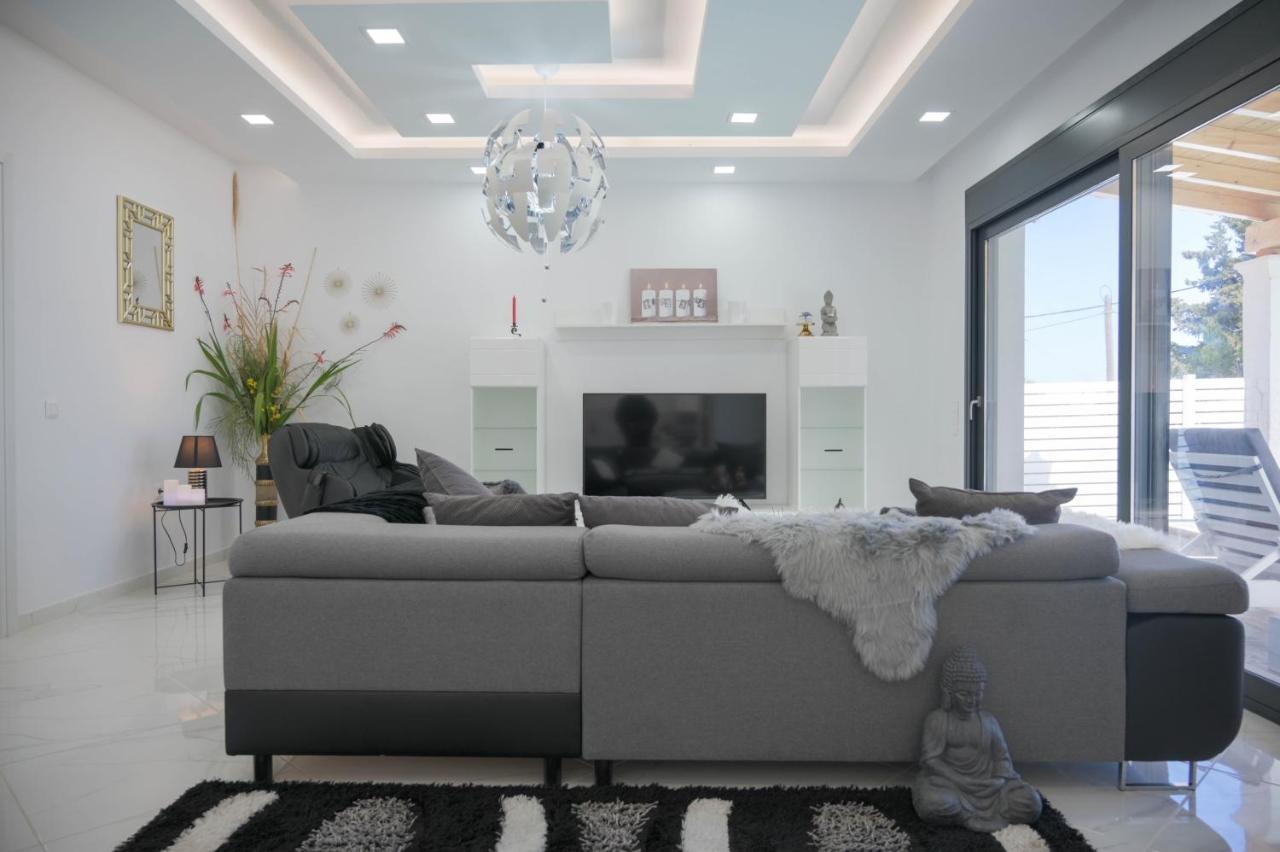 Diamond Luxury Villa Corfu Kato Spilaion ภายนอก รูปภาพ